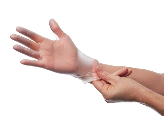 Artec Med Clear Vinyl Gloves 100pc - Medium
