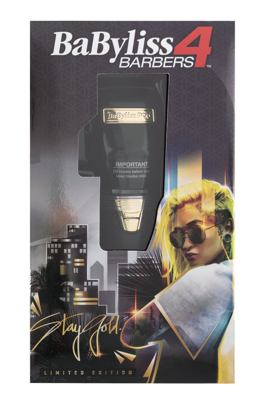 BaBylissPRO Black FX Lithium Clipper - Black Cord/Cordless