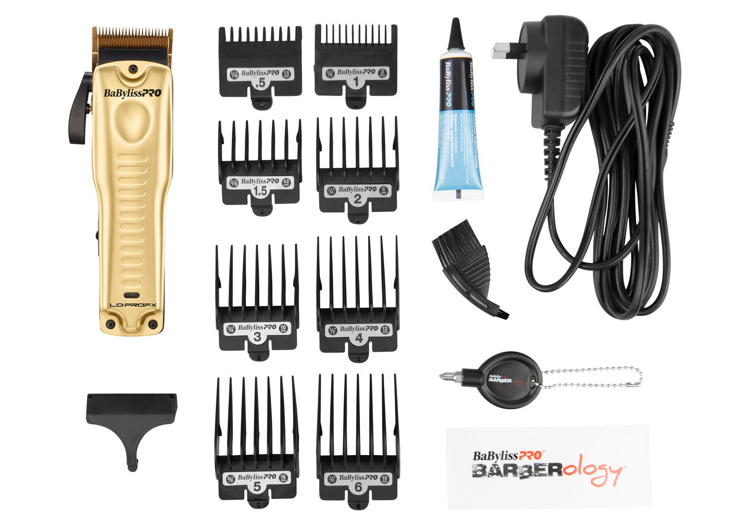 BaBylissPRO Lo-ProFX Gold Low Profile Clipper Cord/Cordless
