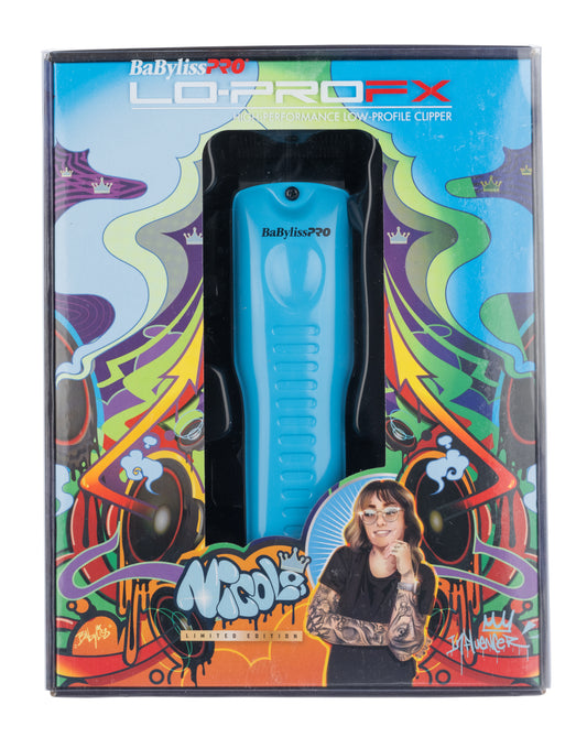 BaBylissPRO Lo-ProFX Blue Low Profile Clipper Cord/Cordless