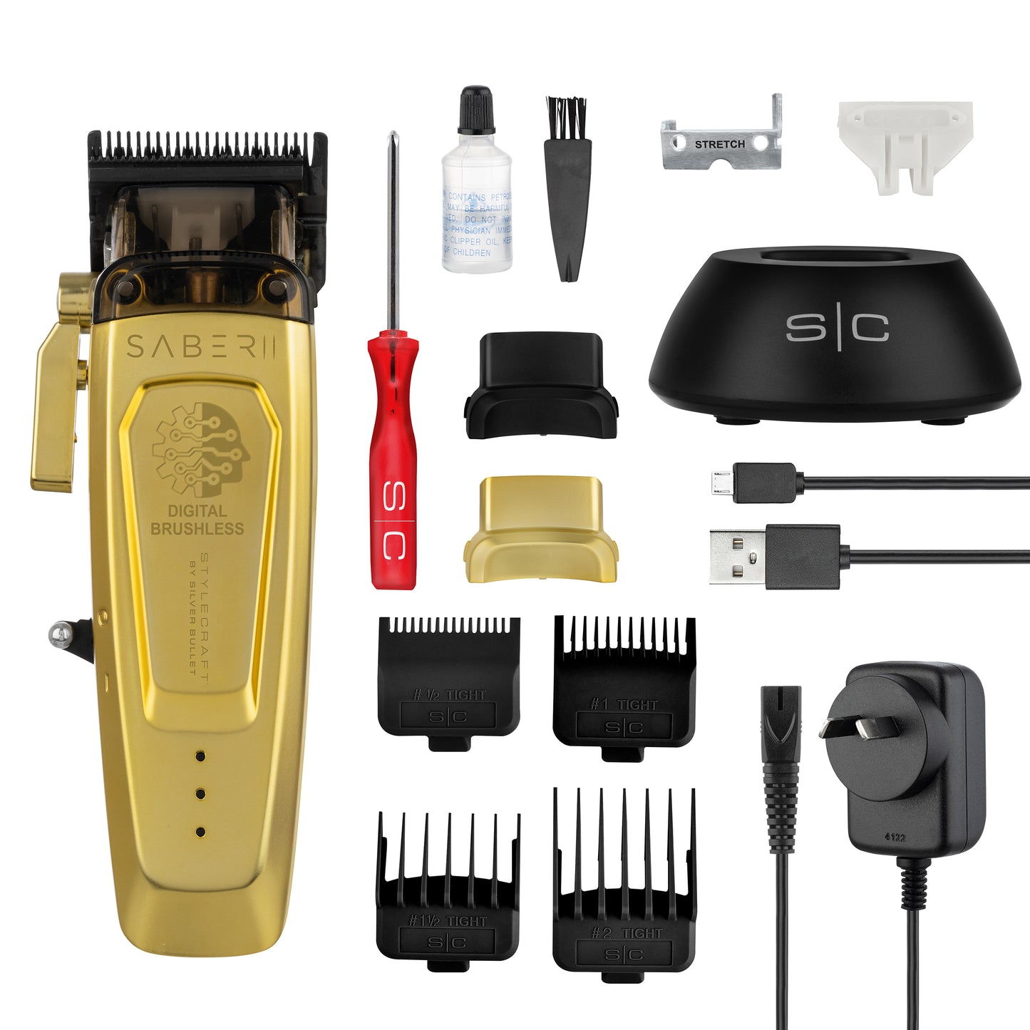 StyleCraft By Silver Bullet Saber 2.0 Clipper - Gold