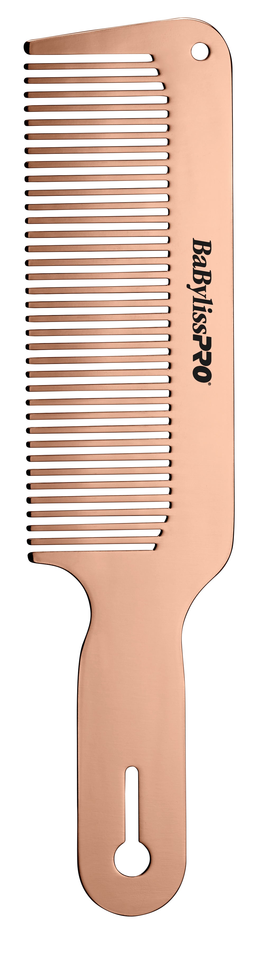 BaBylissPRO Barberology Metal Comb Set 2pc - Rose Gold