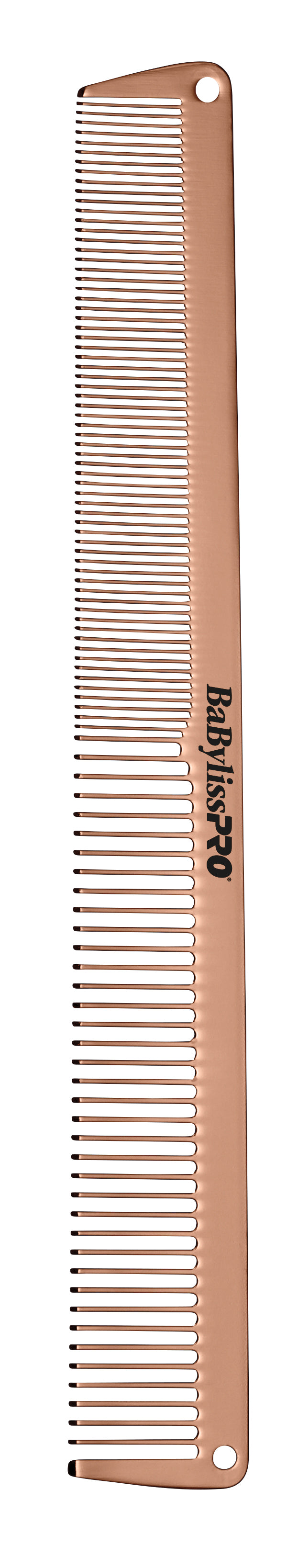 BaBylissPRO Barberology Metal Comb Set 2pc - Rose Gold