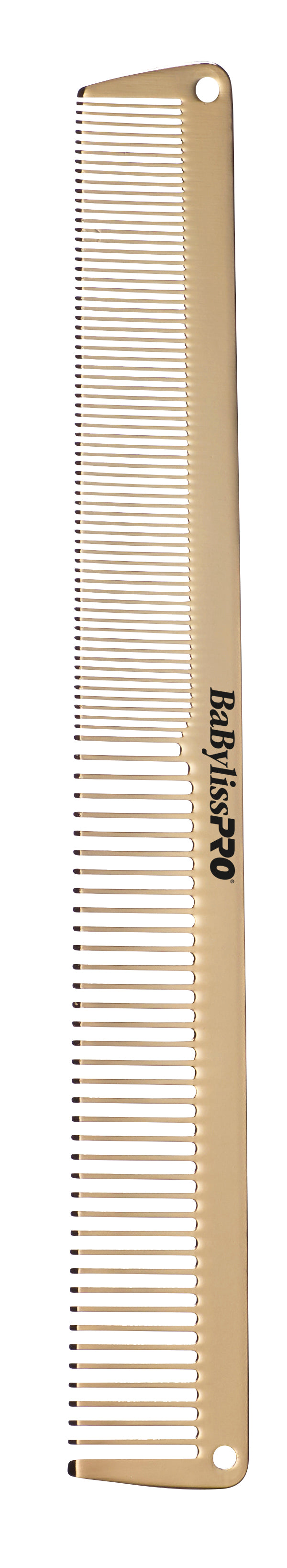 BaBylissPRO Barberology Metal Comb Set 2pc - Gold