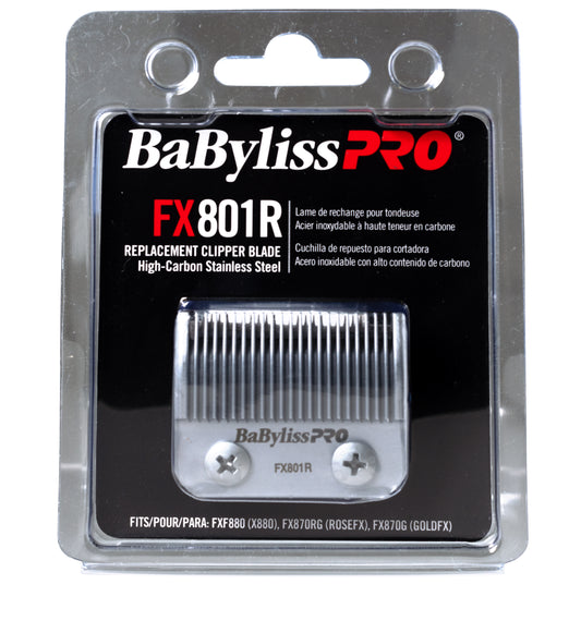 BaBylissPRO Replacement Clipper Blade Stainless Steel High Carbon Fits FX LoProFX SnapFX LithiumFX Clippers