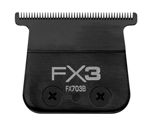 BaBylissPRO Replacement Trimmer Blade Titanium Carbon-Nitide Standard-Tooth Ultra-Thin T-Blade Fits FX3 Trimmers