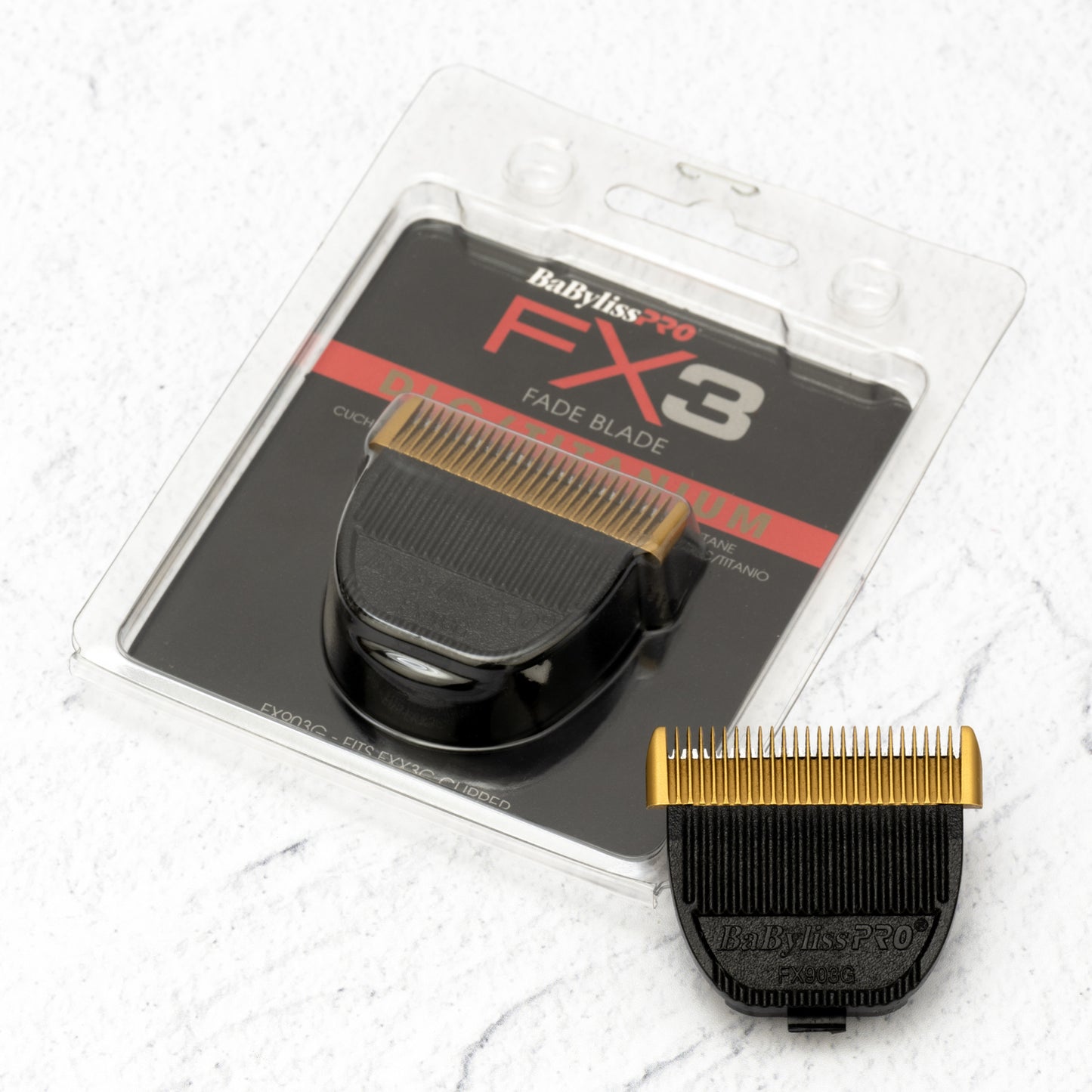 BaBylissPRO Replacement Clipper Blade Gold Fits FX3 Clippers