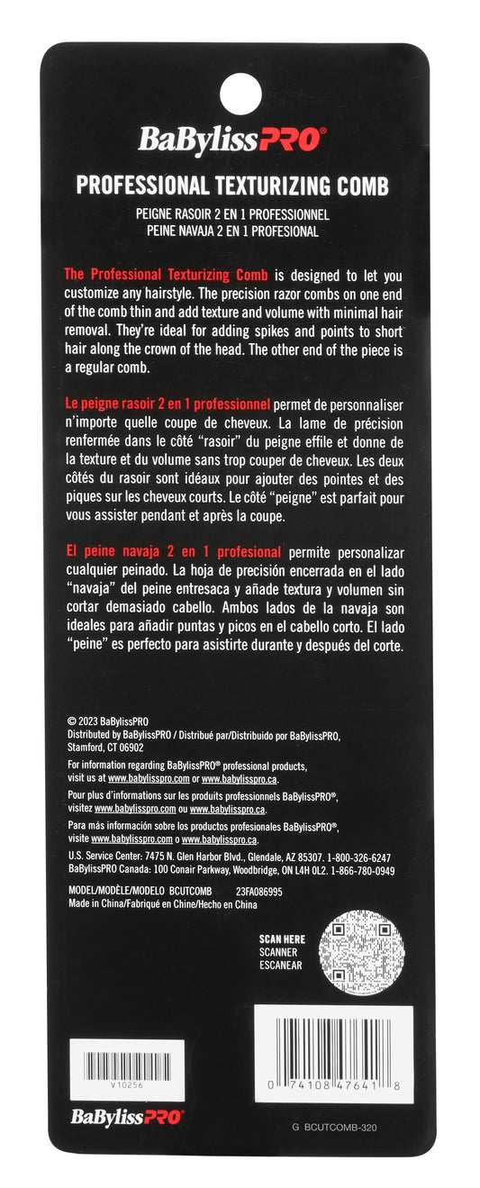 BaBylissPRO Professional Texturizing Comb