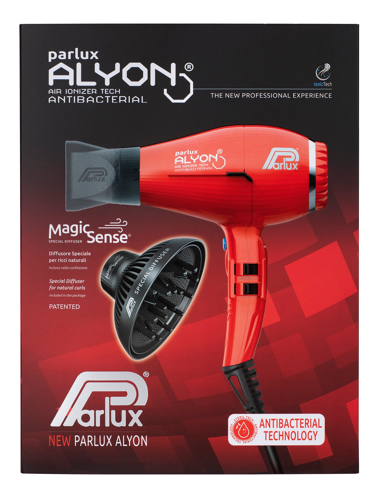 Parlux Alyon Air Ionizer Dryer 2250W With Diffuser Pack