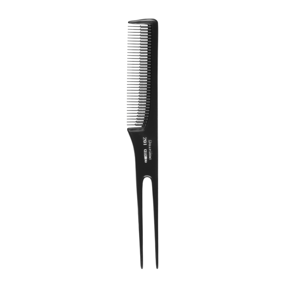 Dateline Professional Black Celcon Teasing Comb 201- Plastic