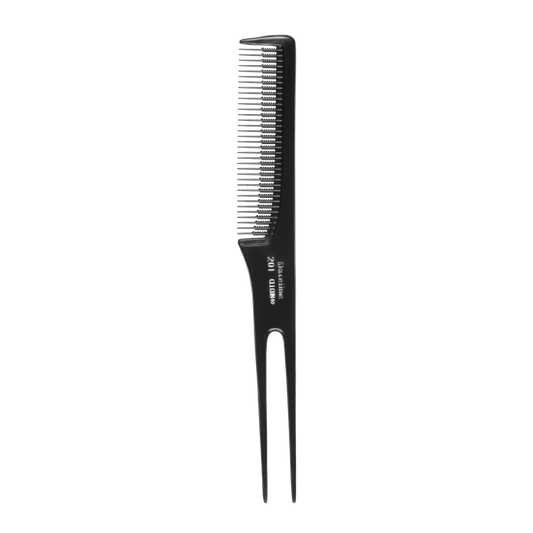 Dateline Professional Black Celcon Teasing Comb 201- Plastic