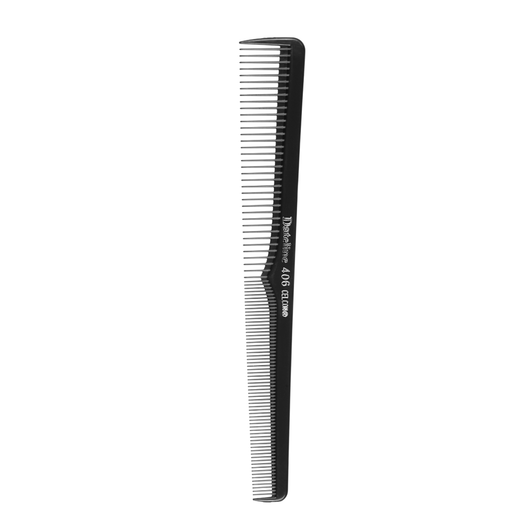 Dateline Professional Black Celcon Barbers Comb 406
