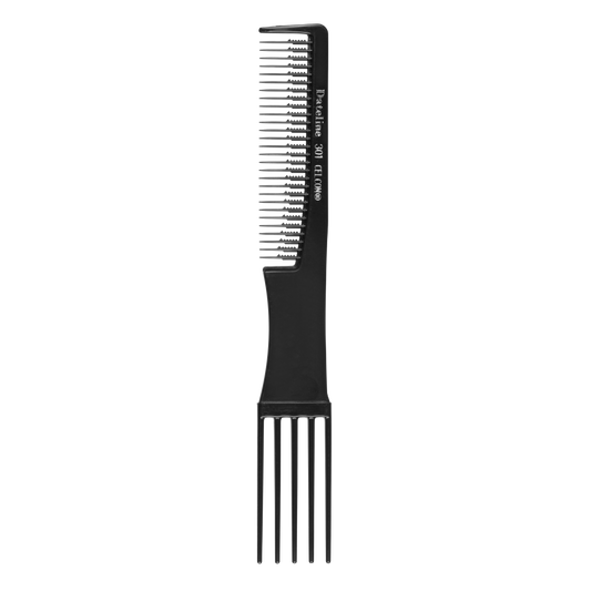 Dateline Professional Black Celson Teasing Comb 20/301 5 Plastic Pins