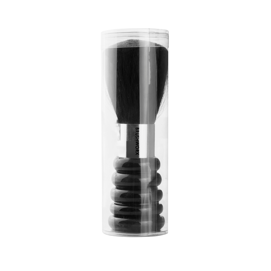 Brushworx Neck Brush - Black & Silver