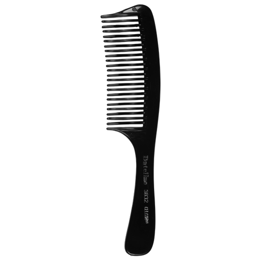 Dateline Professional Black Celcon Detangler Basin Comb 3832