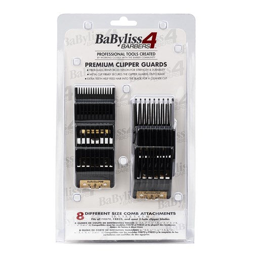 BaBylissPRO Barberology Clipper Comb Attachments - 8pc