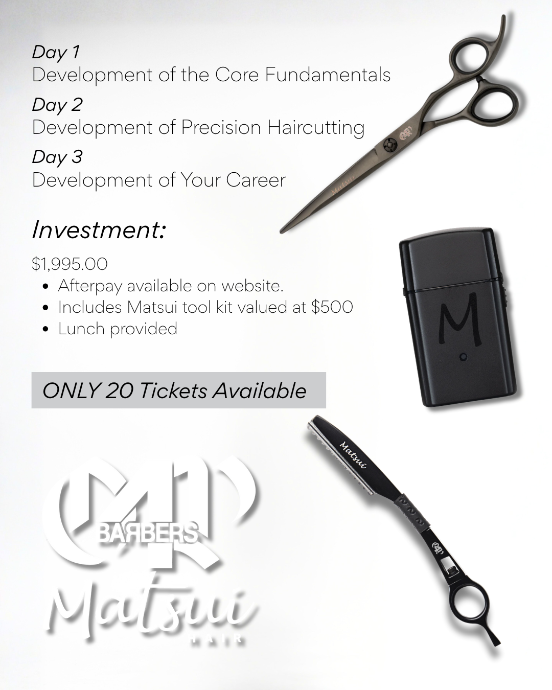 Josh O.P 3 Day Masterclass - Canberra