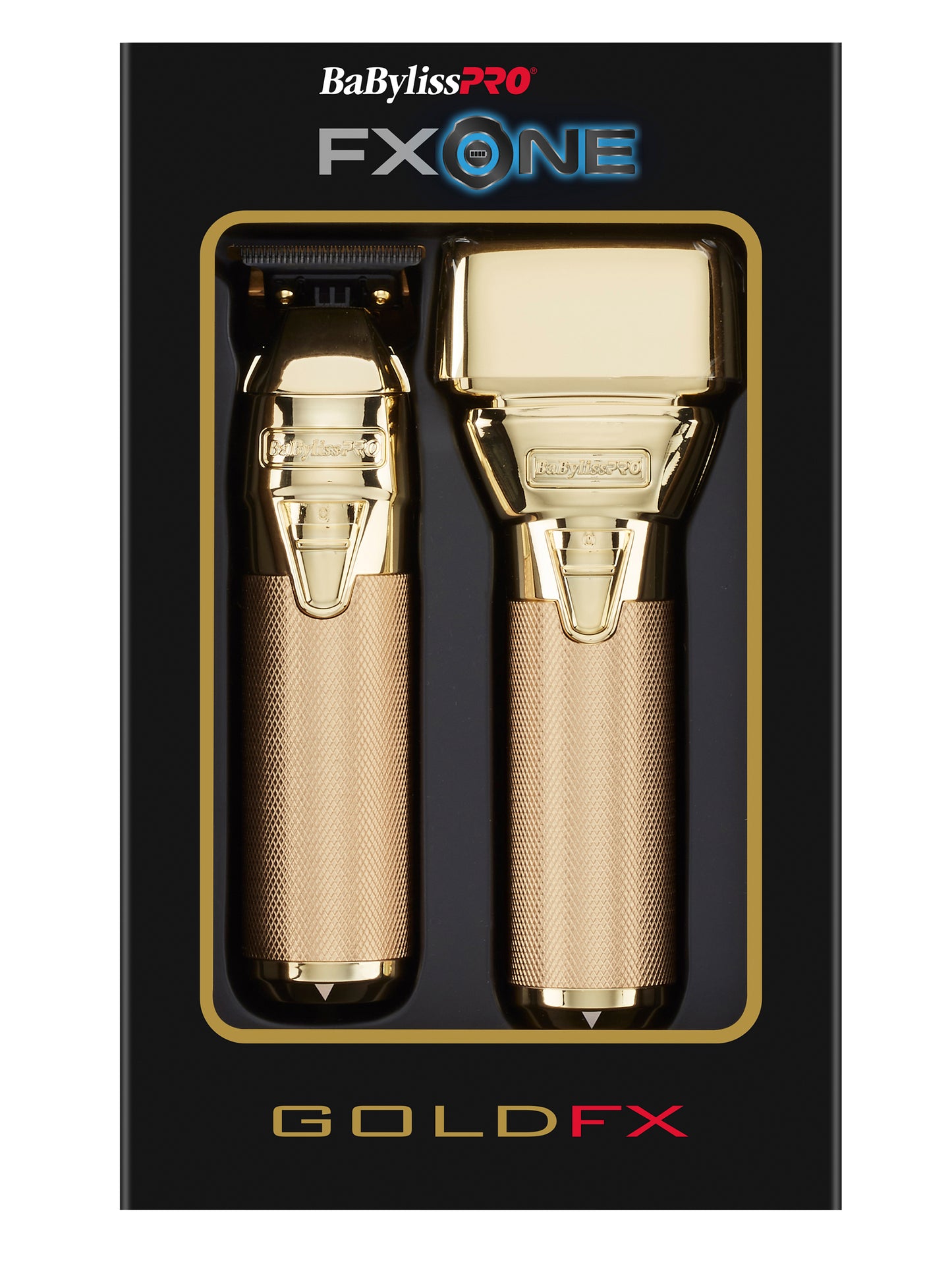 BaBylissPRO FXONE Duo Gold Outliner Trimmer & Double Foil Shaver