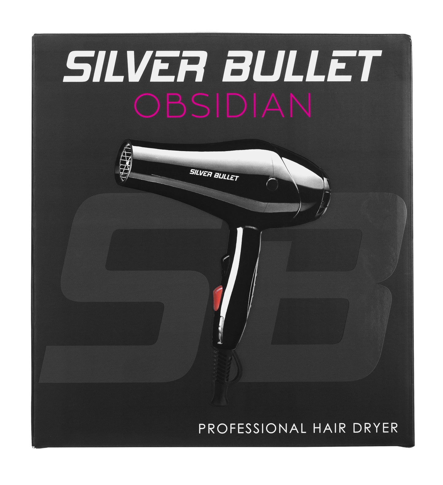 Silver Bullet Obsidian Dryer 2000W - Black