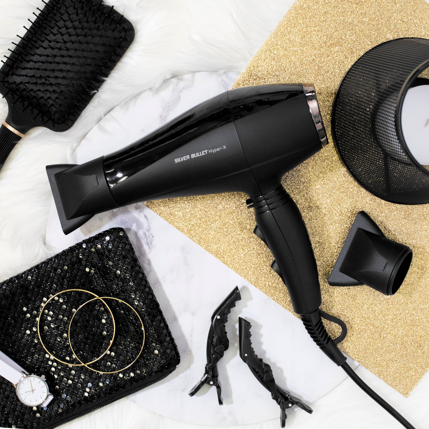 Silver Bullet Hyper X Dryer 2300W - Black