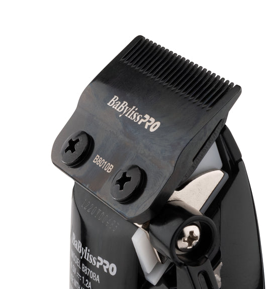 BaBylissPRO Black FX Lithium Clipper - Black Cord/Cordless
