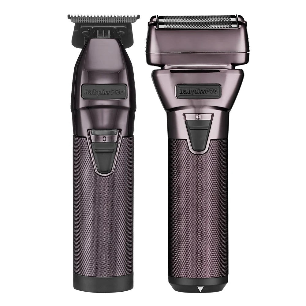 BaBylissPRO FXONE Duo Nightfall Outliner Trimmer & Double Foil Shaver