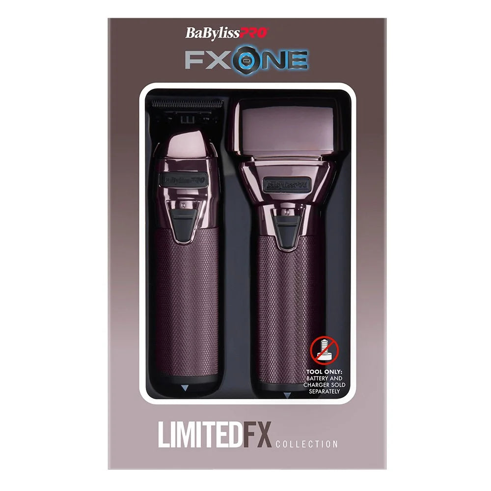 BaBylissPRO FXONE Duo Nightfall Outliner Trimmer & Double Foil Shaver