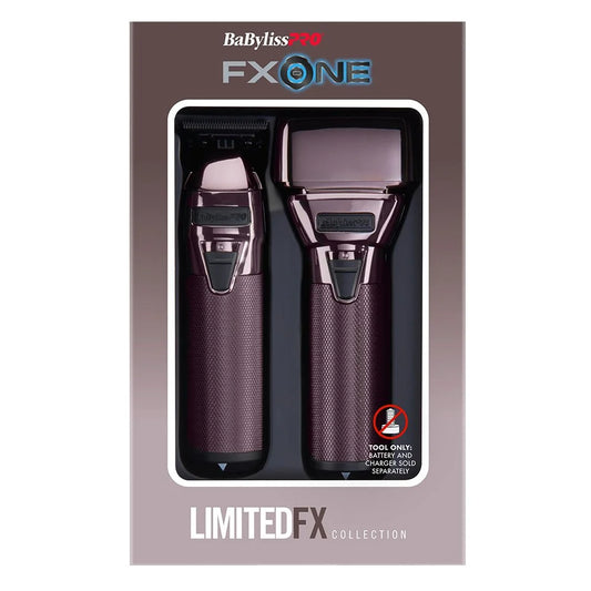 BaBylissPRO FXONE Duo Nightfall Outliner Trimmer & Double Foil Shaver