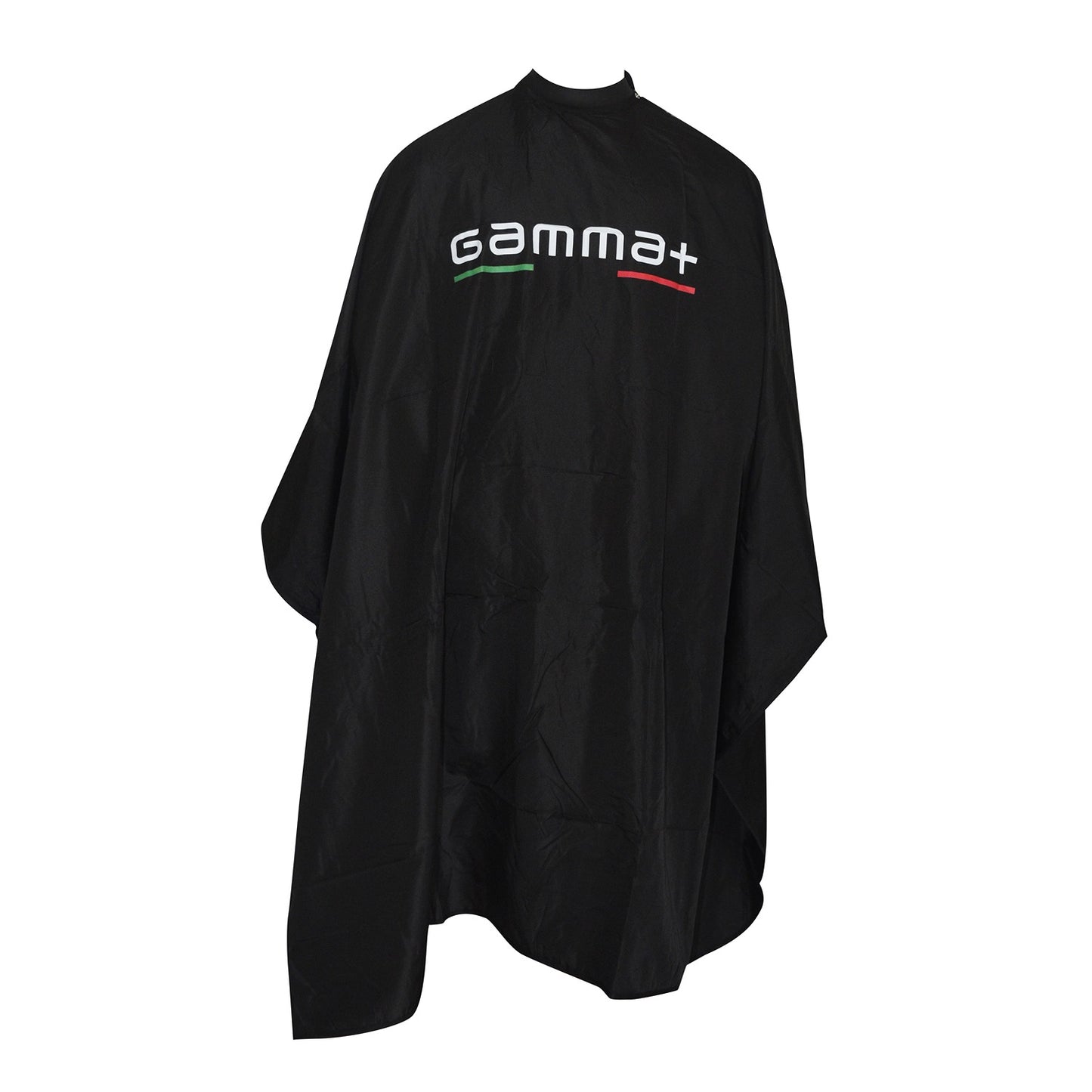 Gamma + Barber Cape with Silicone Collar (Black)