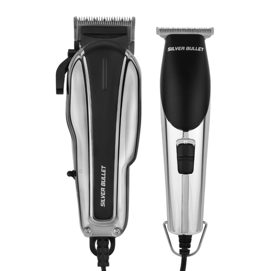 Silver Bullet Dynamic Duo Clipper & Trimmer Set Corded