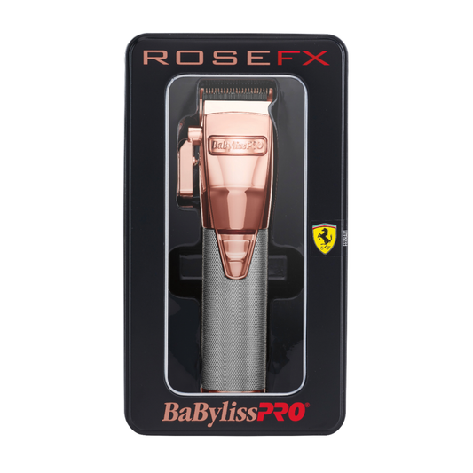 BaBylissPRO Rose FX Lithium Clipper - Rose Gold Cord/Cordless